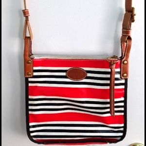 Fossil Crossbody Stripped Bag